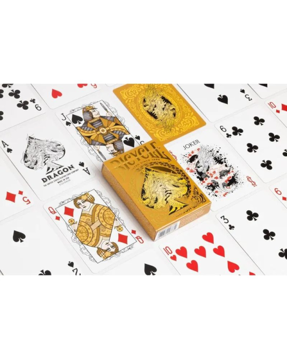 Karte Bicycle - Gold Dragon - Playing Cards 