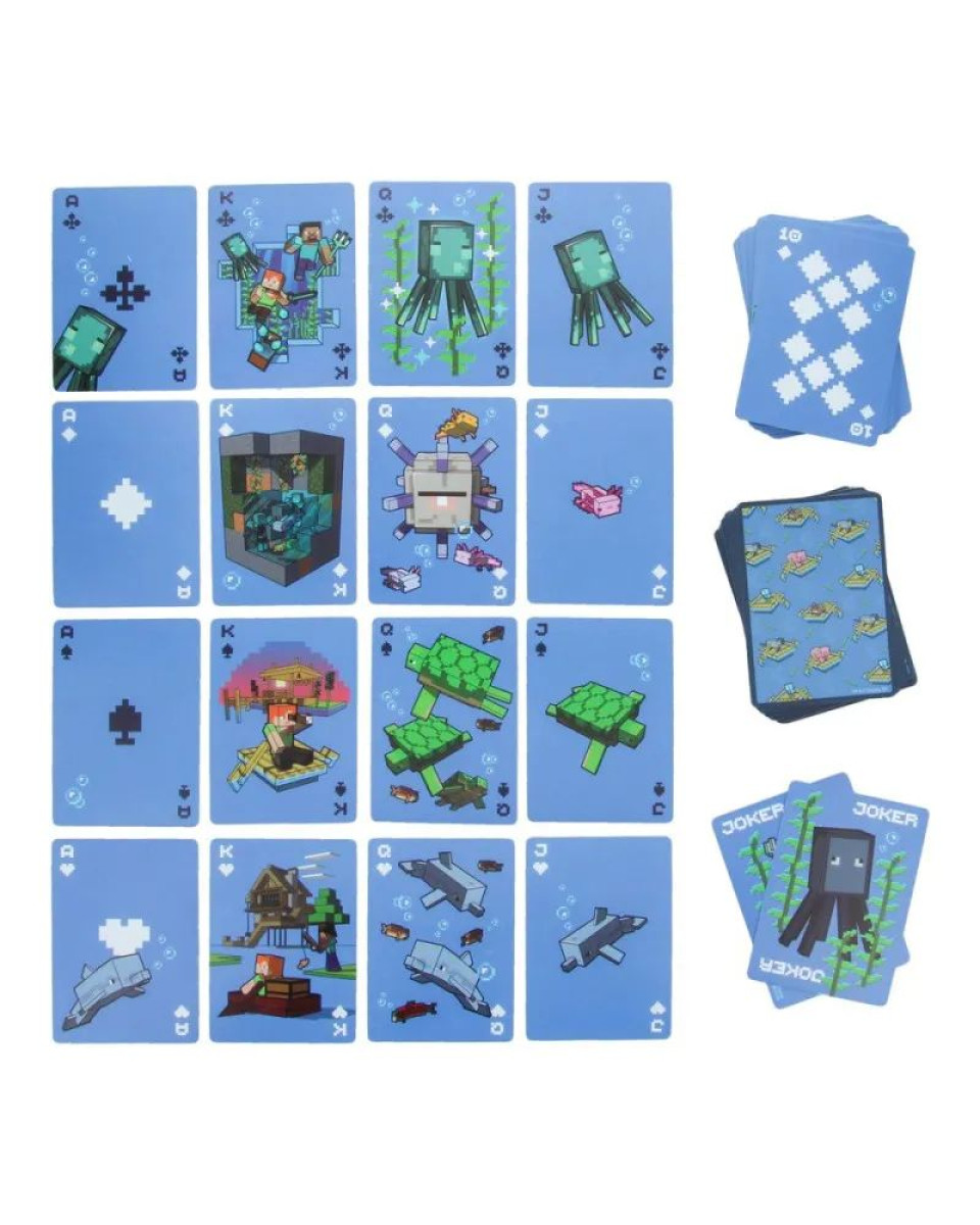 Karte Paladone - Minecraft - Waterproof Playing Cards 