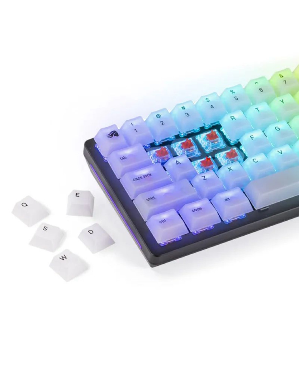 Keycaps Glorious Polychroma RGB Semi-Transparent 