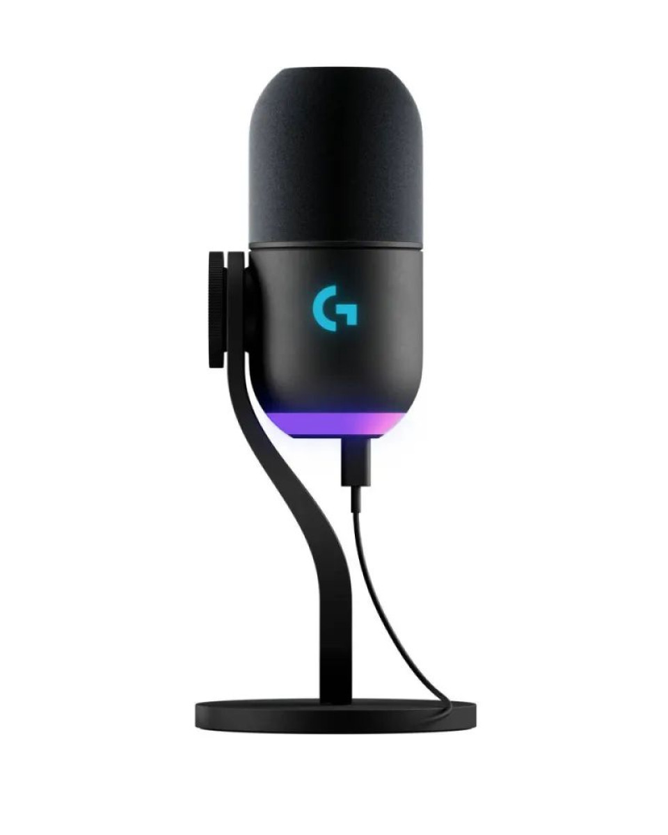 Mikrofon LogitechYeti GX Black - Dynamic RGB Gaming Microphone with LIGHTSYNC 