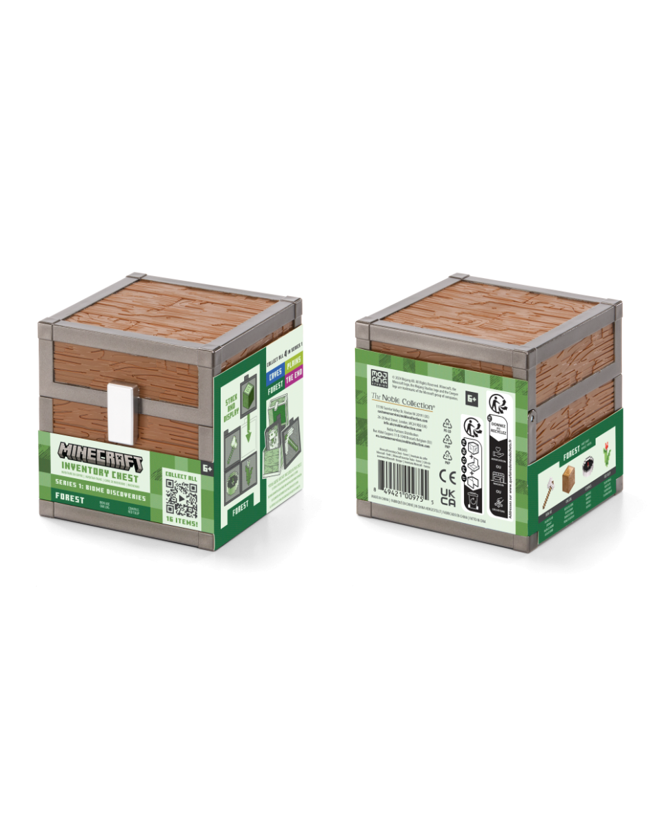 Action Figure Minecraft Inventory Chest - Forest 
