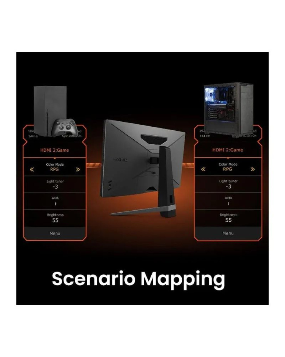 Monitor BenQ Mobiuz 27W EX2710Q Metallic Grey 