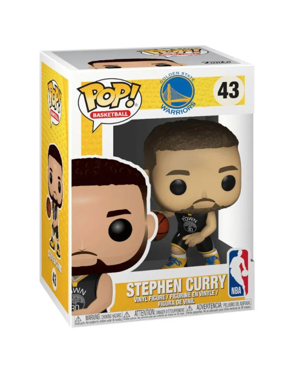 Bobble Figure Basketball NBA - Golden State Warriors POP! - Stephen Curry #43 
