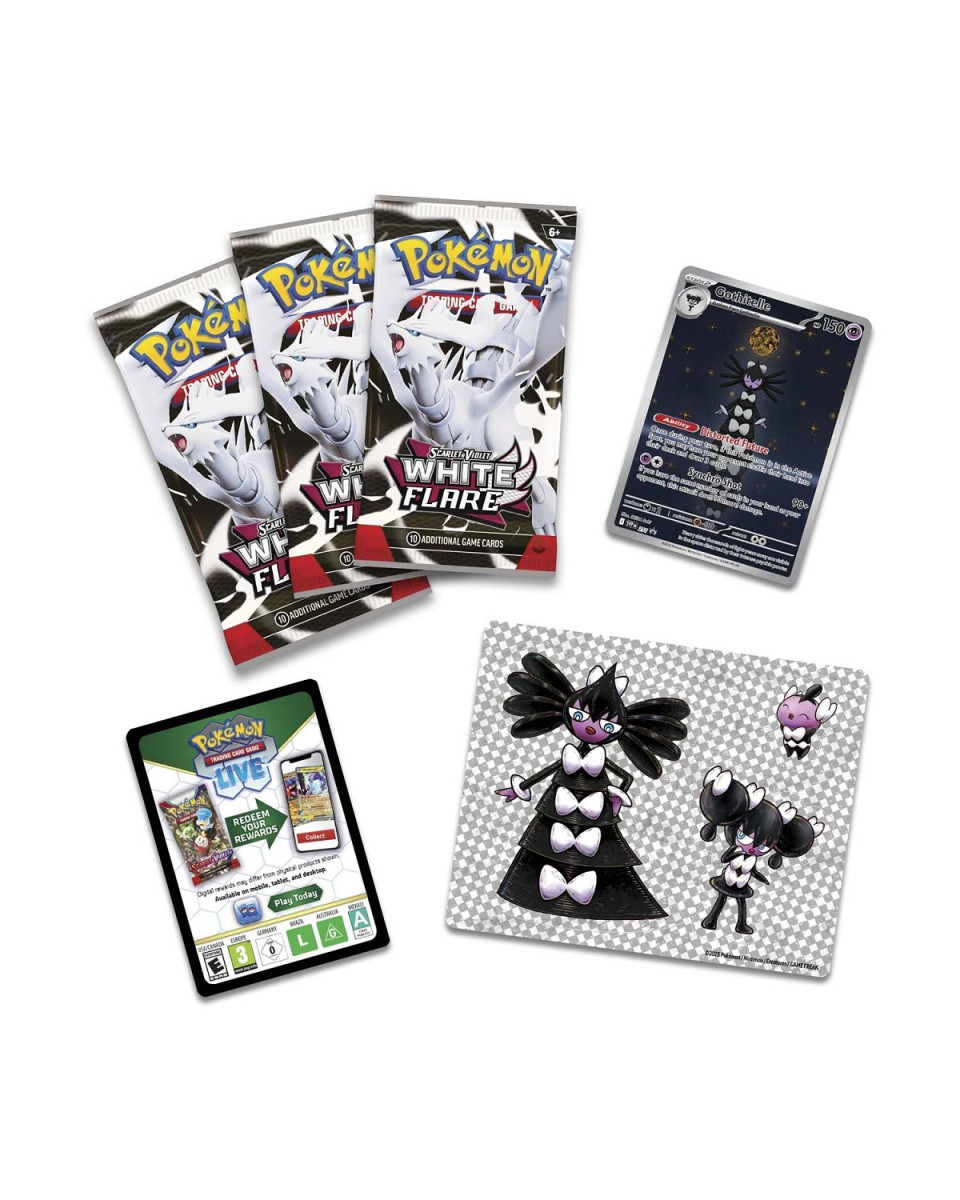 Društvena igra - Pokemon - TCG Scarlet & Violet - Tech Sticker Collection - Whit 