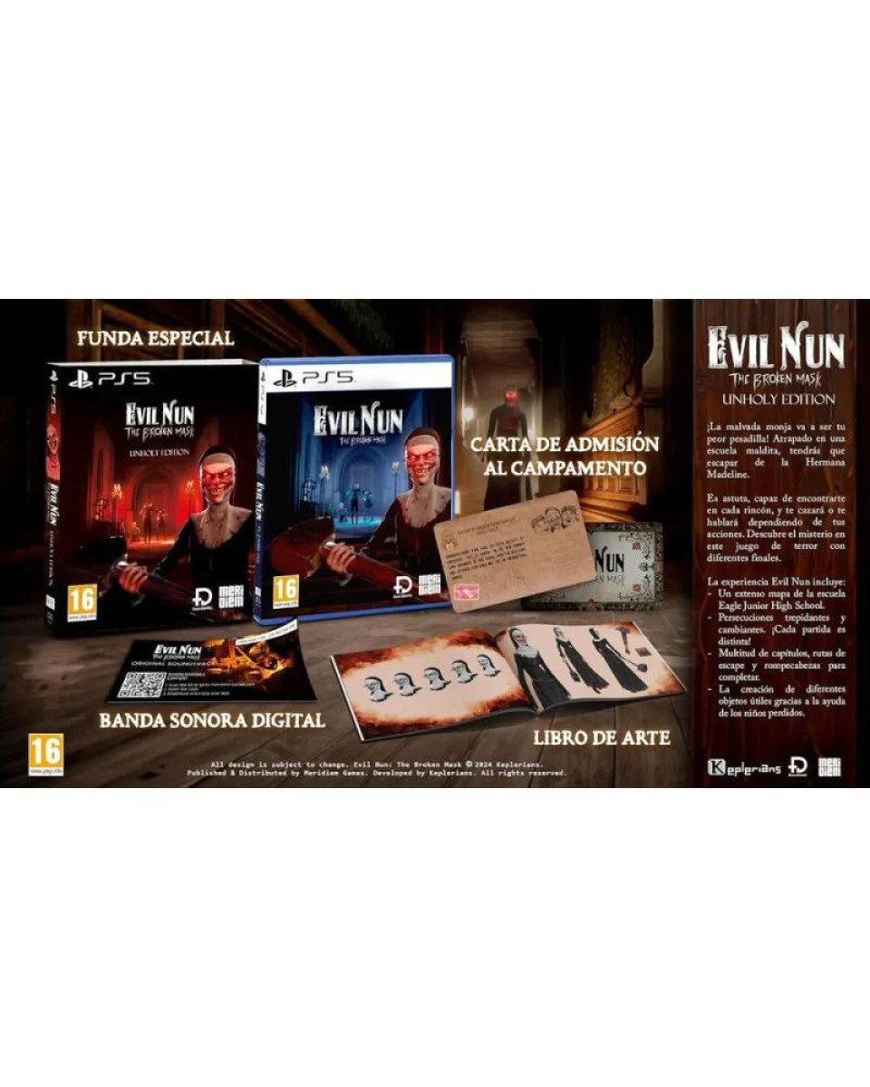 PS5 Evil Nun - The Broken Mask - Unholy Edition 
