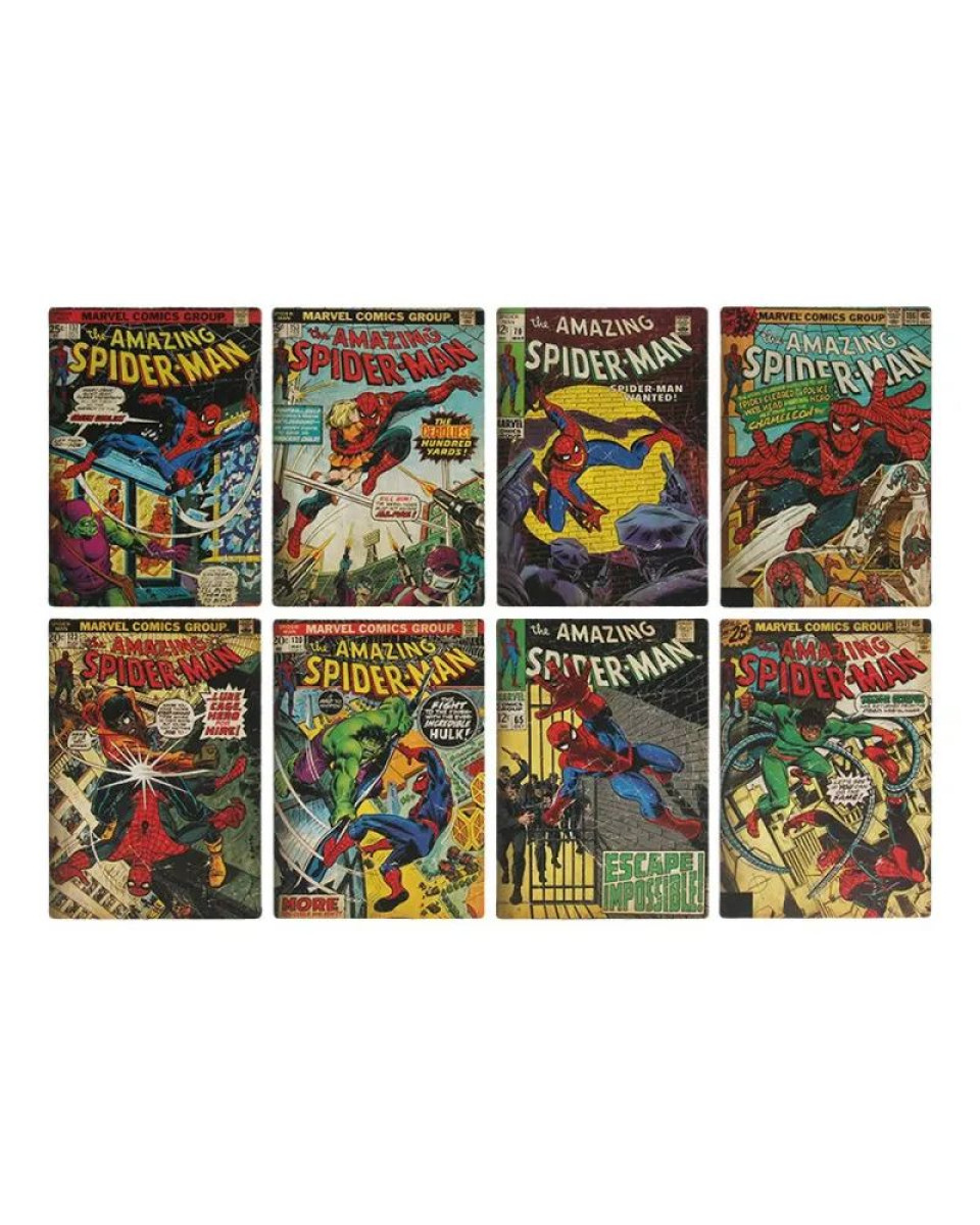 Podmetač za čaše Paladone - Spiderman Comic Book Coasters 