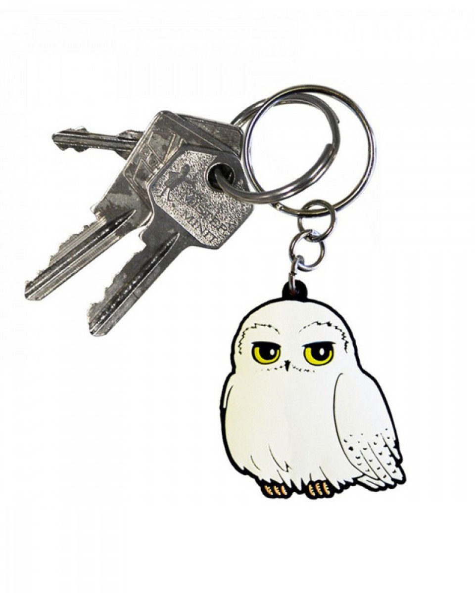 Privezak Harry Potter - Rubber Keychain - Hedwig 