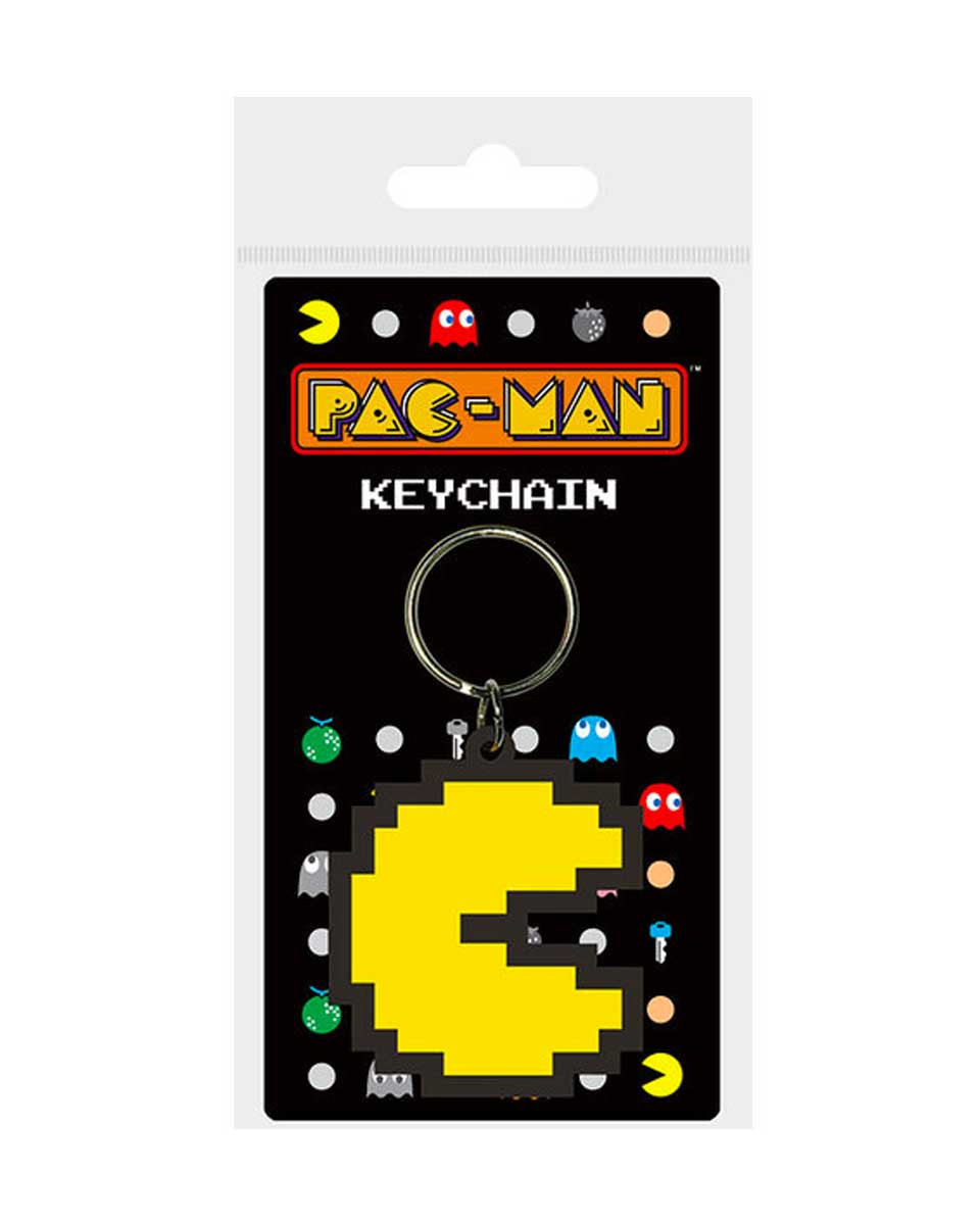 Privezak Pac-man - Rubber Keychain 
