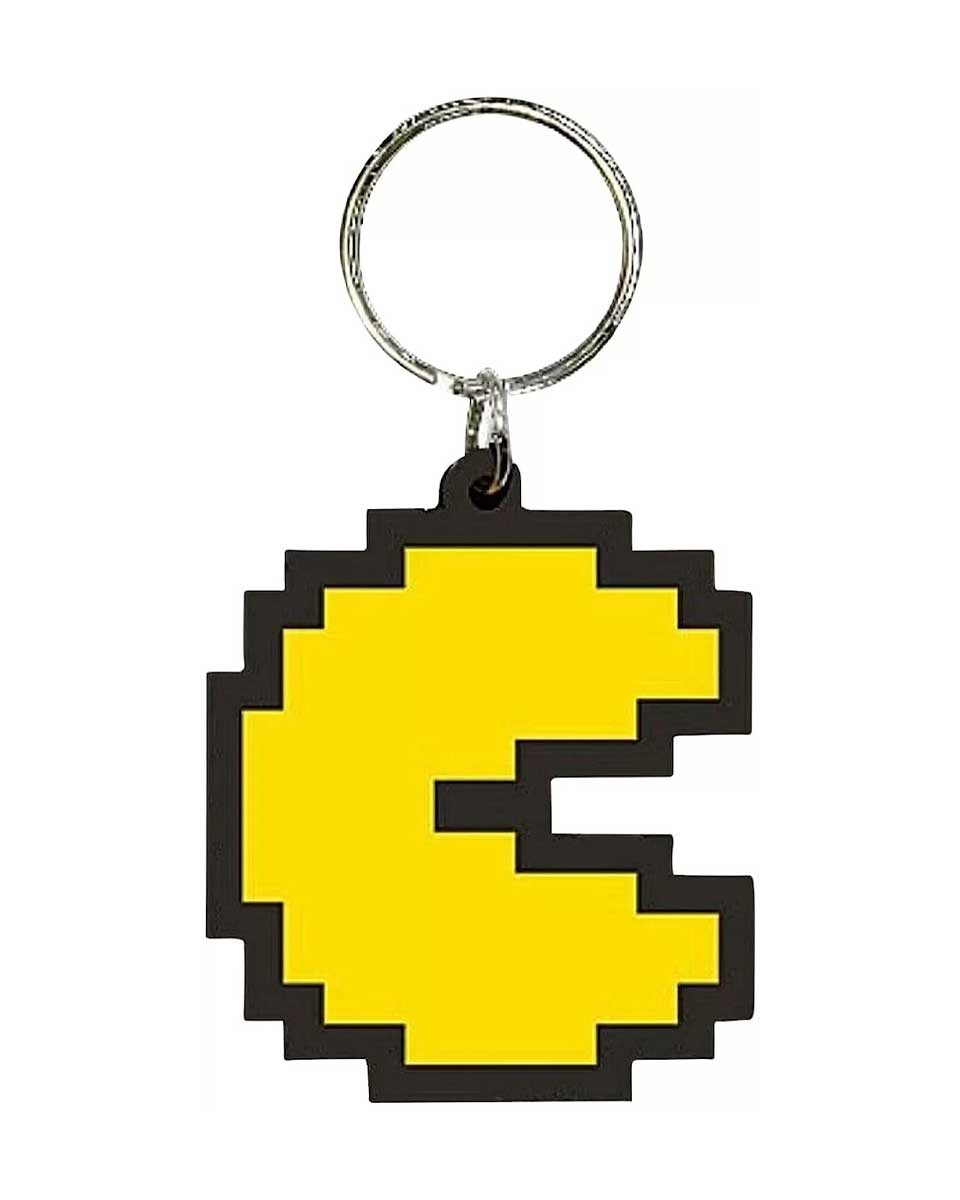 Privezak Pac-man - Rubber Keychain 