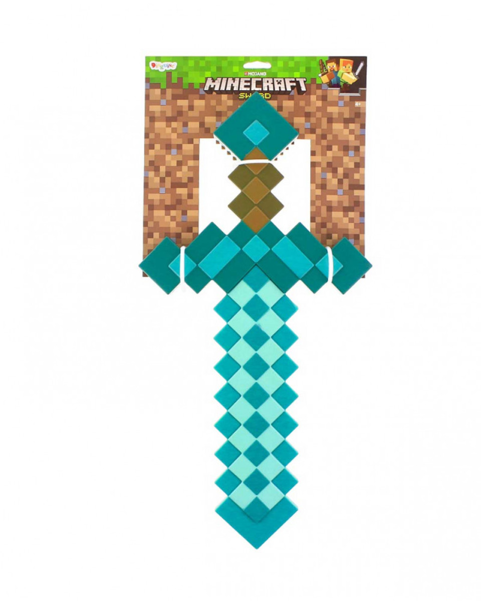 Replica Minecraft - Diamond Sword - Plastic 