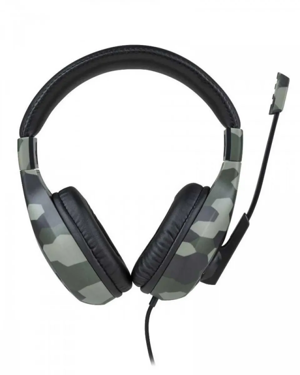 Slušalice BigBen Wired Stereo Headset - Camo Green Playstation 5 Xbox Series s X 