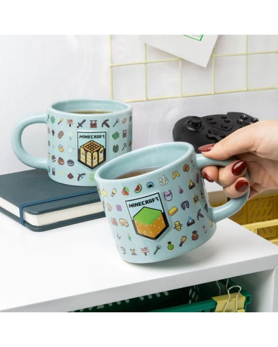 Šolja Paladone Minecraft - Embossed Mug 