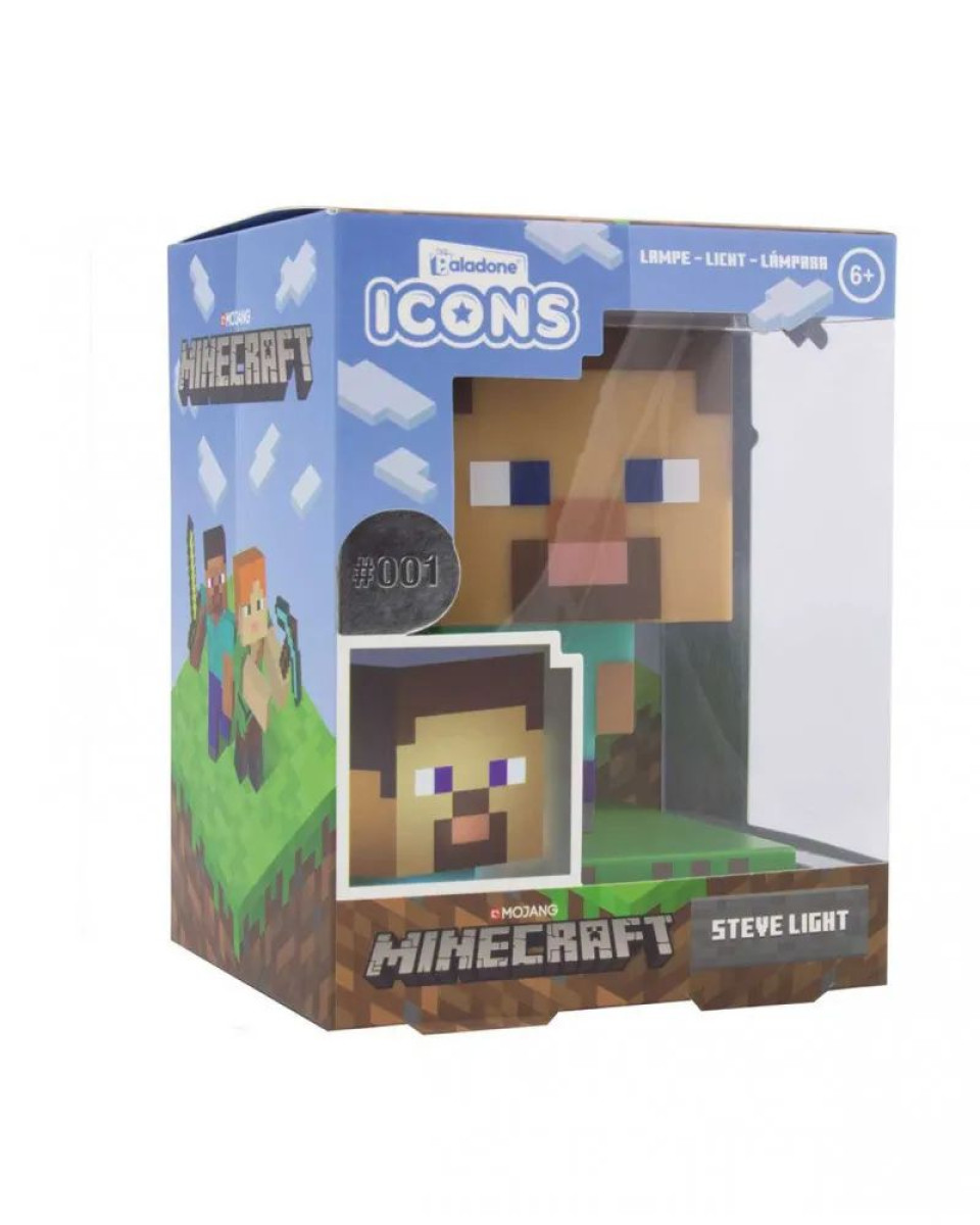 Lampa Paladone Minecraft - Steve Icons Light