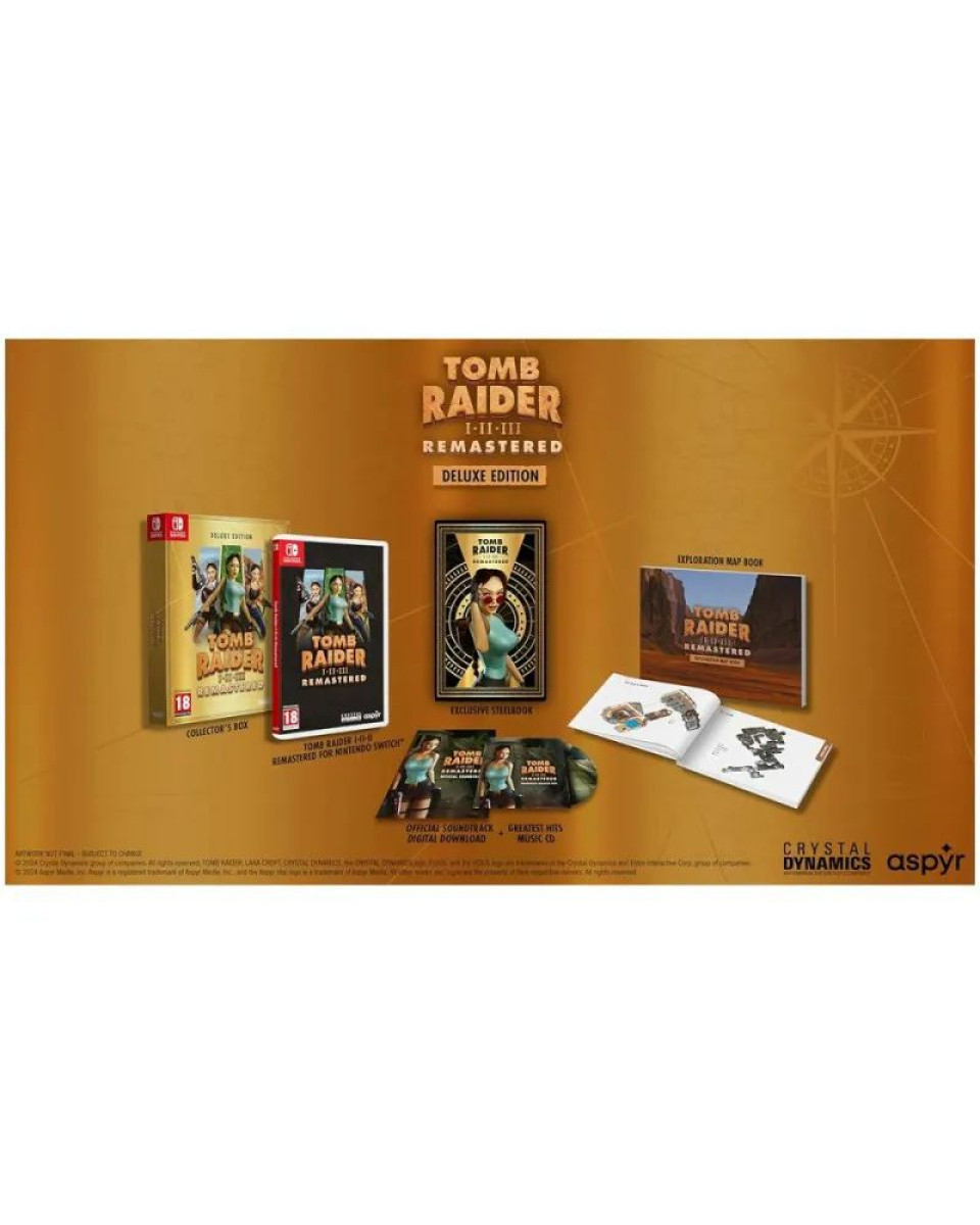 PS4 Tomb Raider I-III Remastered Starring Lara Croft 