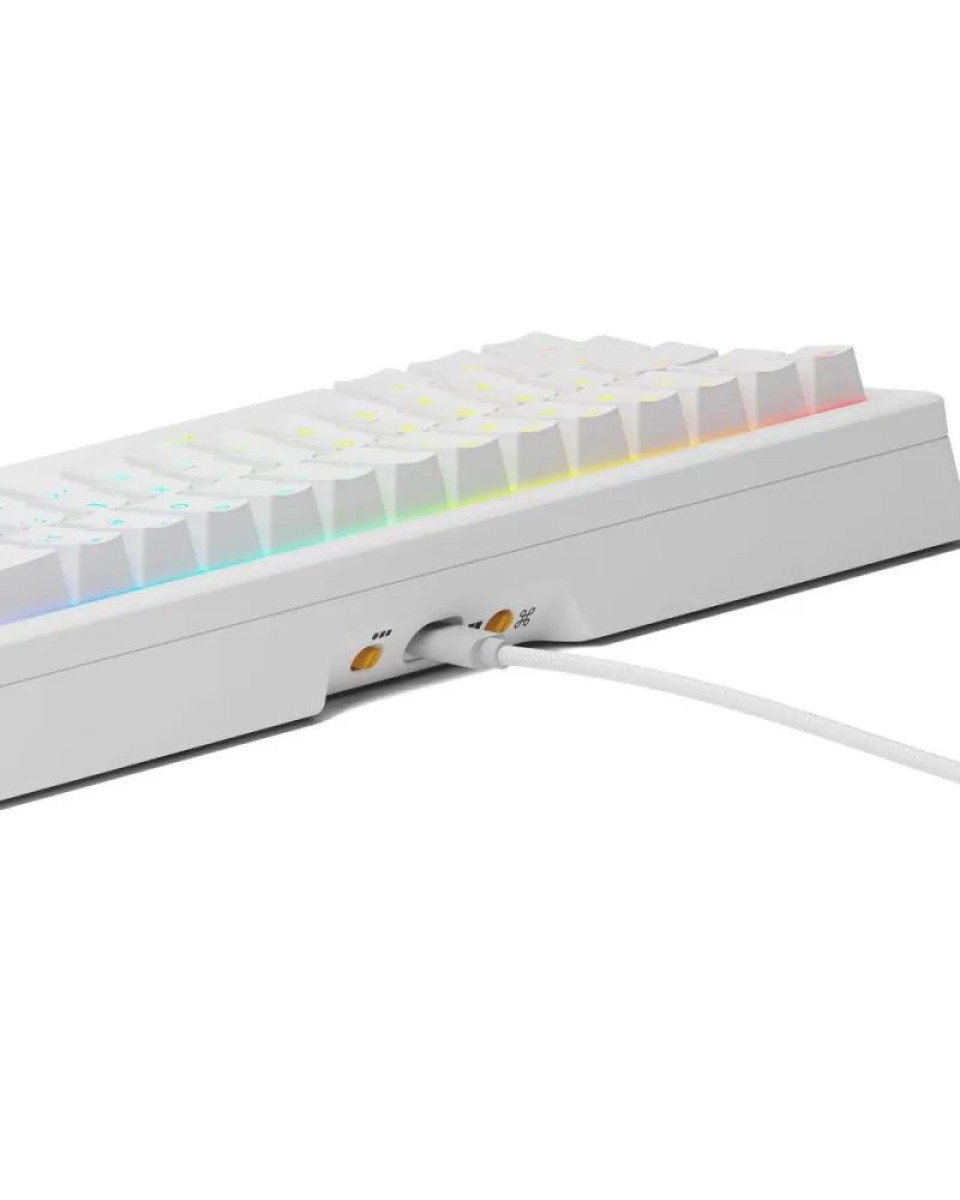 Tastatura Glorious GMMK 3 65% Pre-Built ANSI - Modularna White 