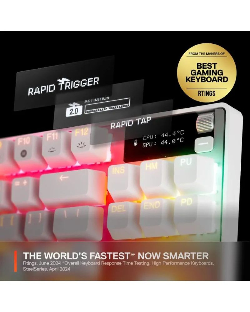 Tastatura Steelseries APEX PRO TKL White Gen 3 