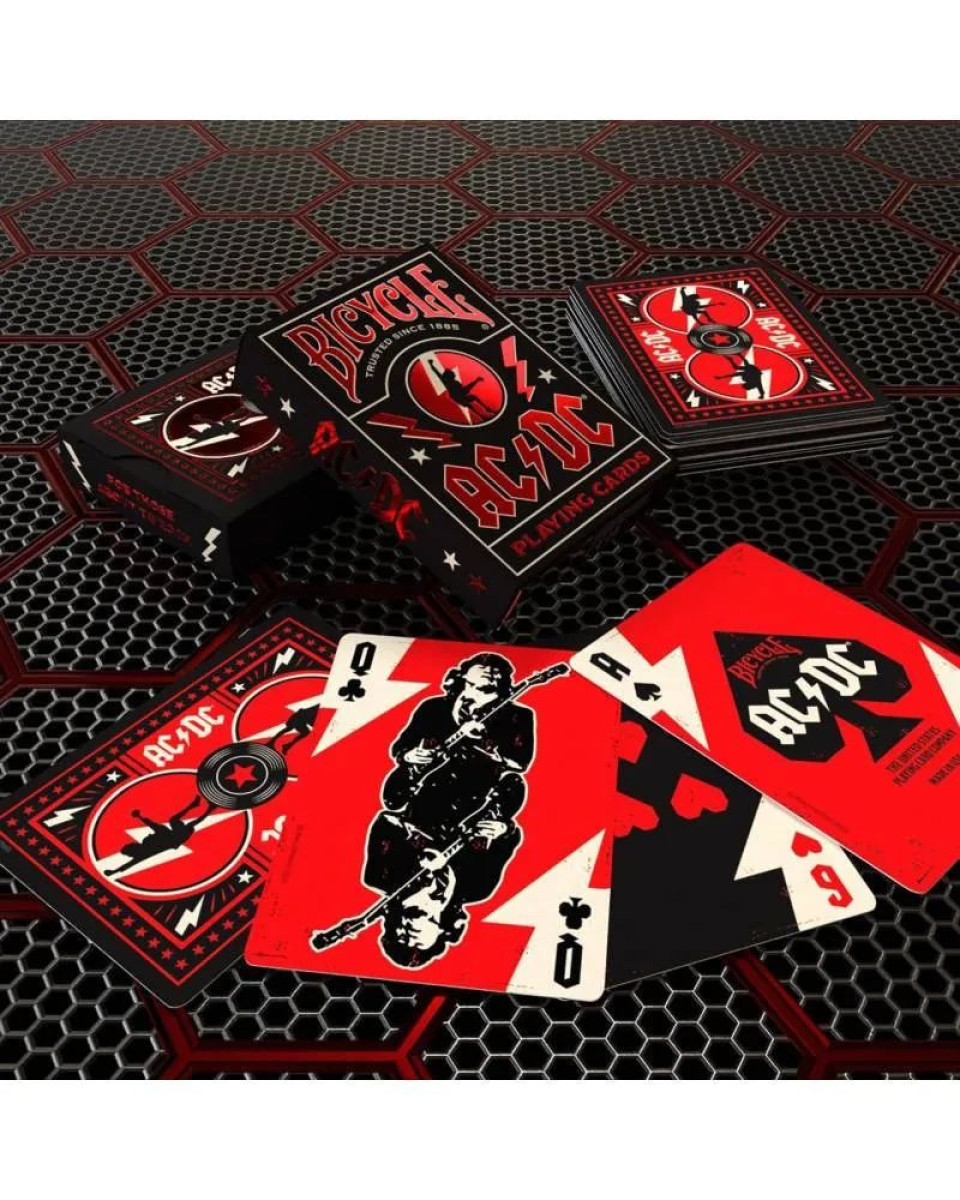Karte Bicycle Creatives - AC/DC - Playing Cards 