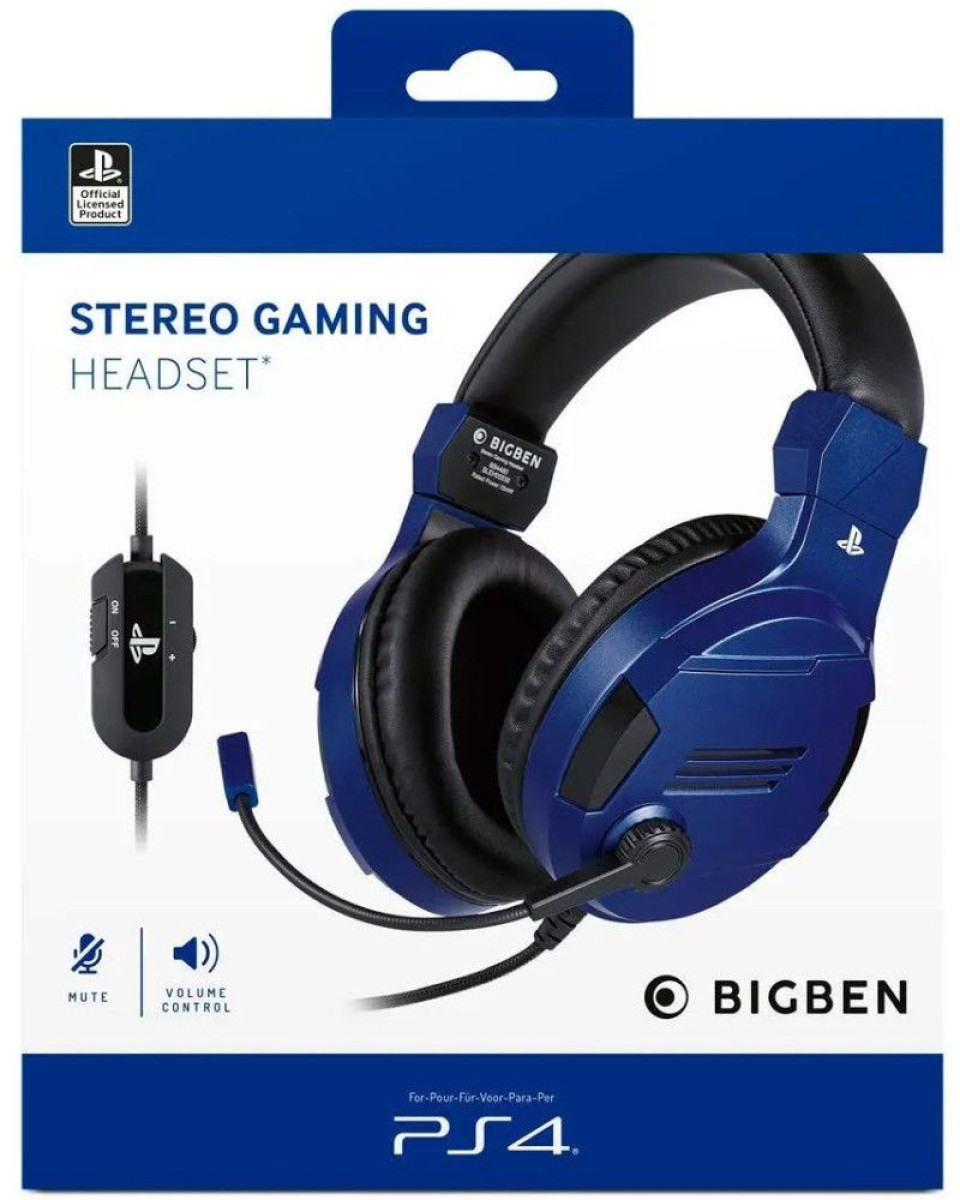 Slušalice Bigben Stereo Gaming Headset V3 - Black & Blue 
