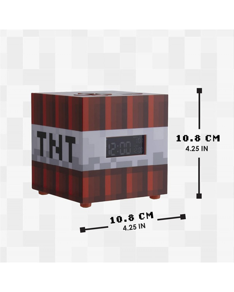 Sat Paladone Minecraft - TNT - Alarm Clock 