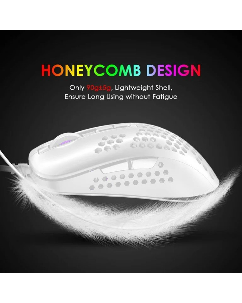 Miš White Shark - Tristan GM-9004 - White 