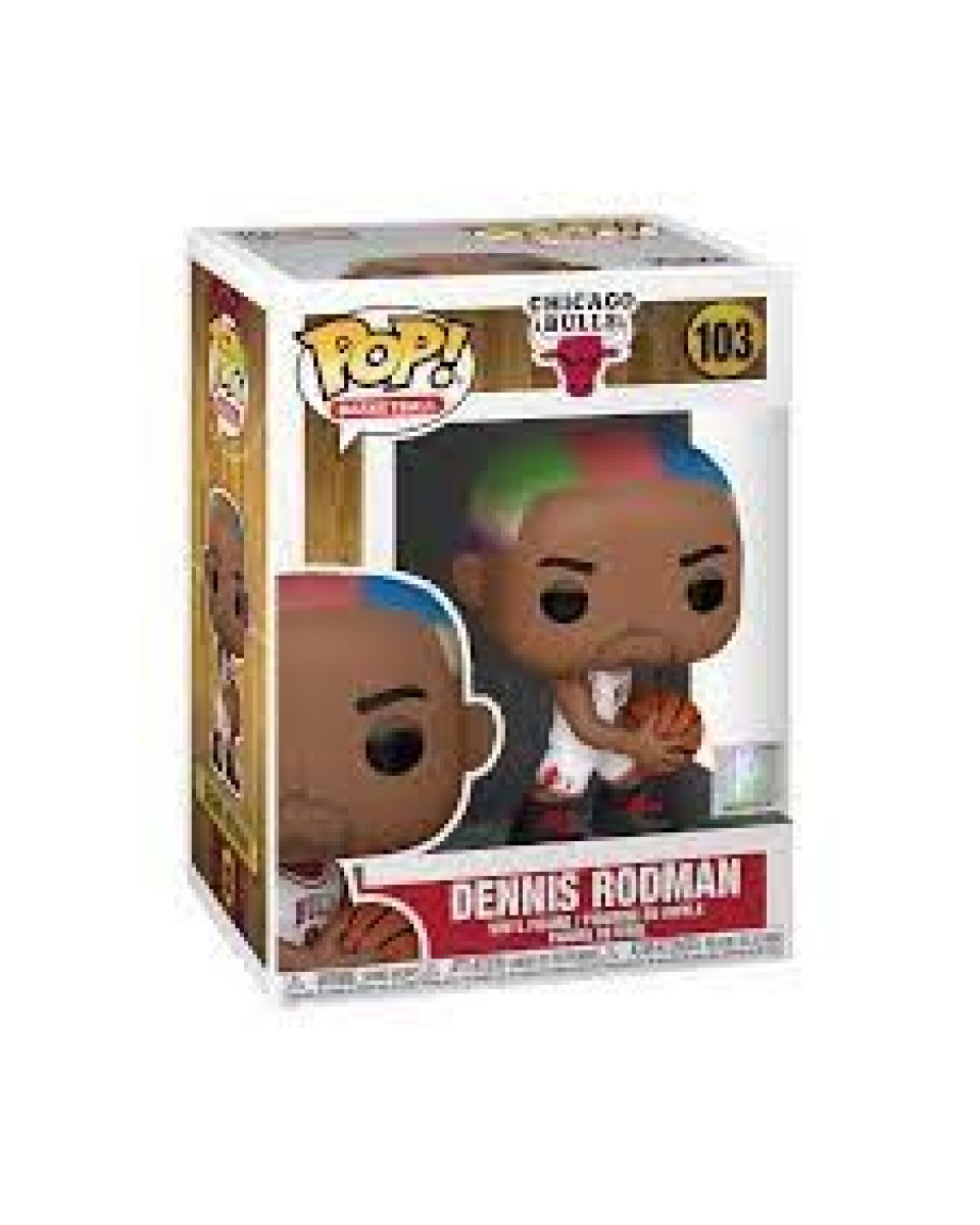Bobble Figure Nba Chicago Bulls Pop! - Dennis Rodman 