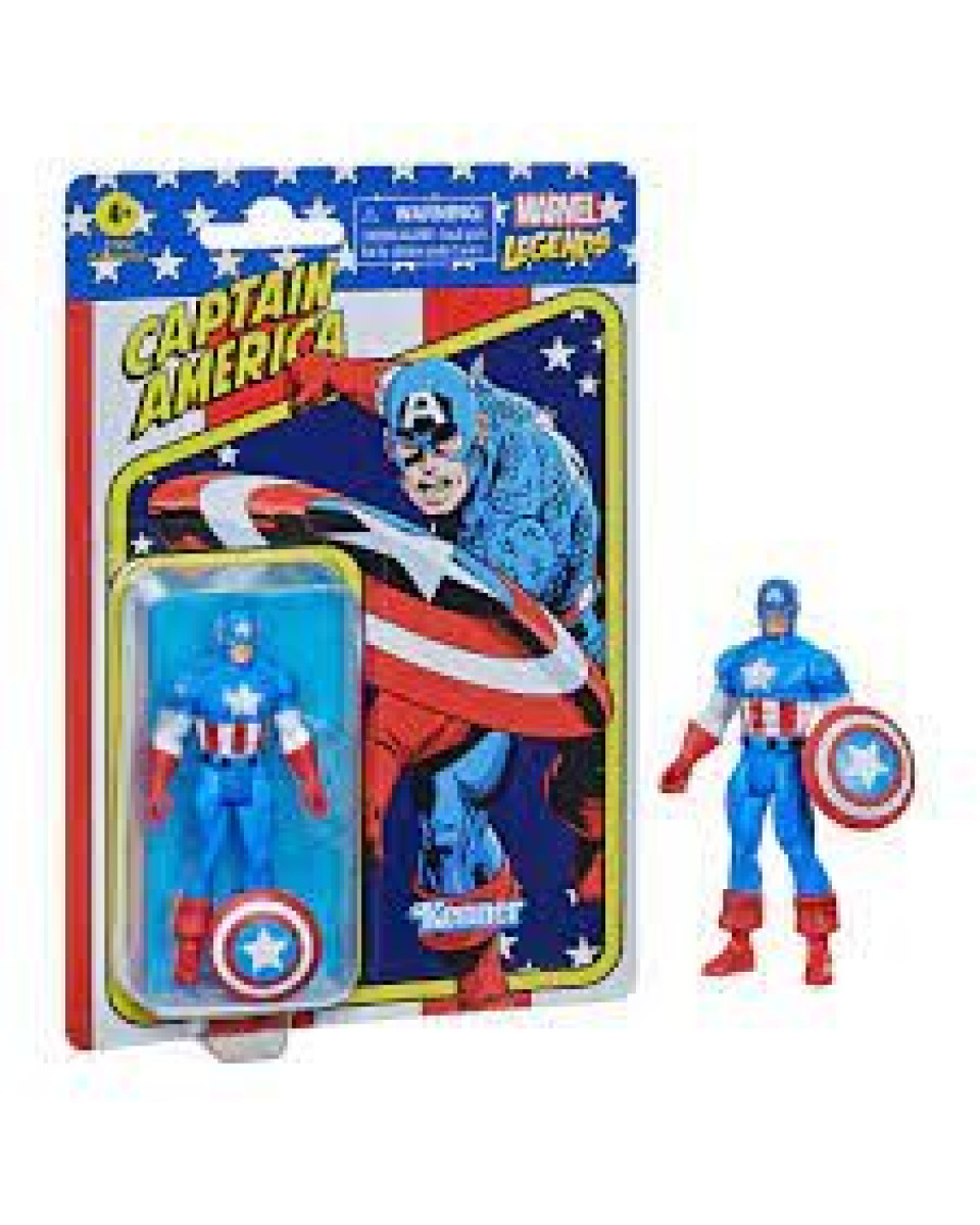 Action Figure Marvel Legends - Retro Collection - Captain America 