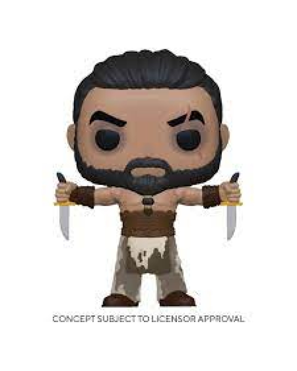 Bobble Figure Game Of Thrones Pop! - Khal Drogo With Daggers 