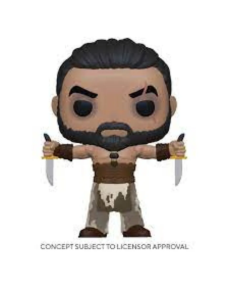 Bobble Figure Game of Thrones POP! - Khal Drogo with Daggers 