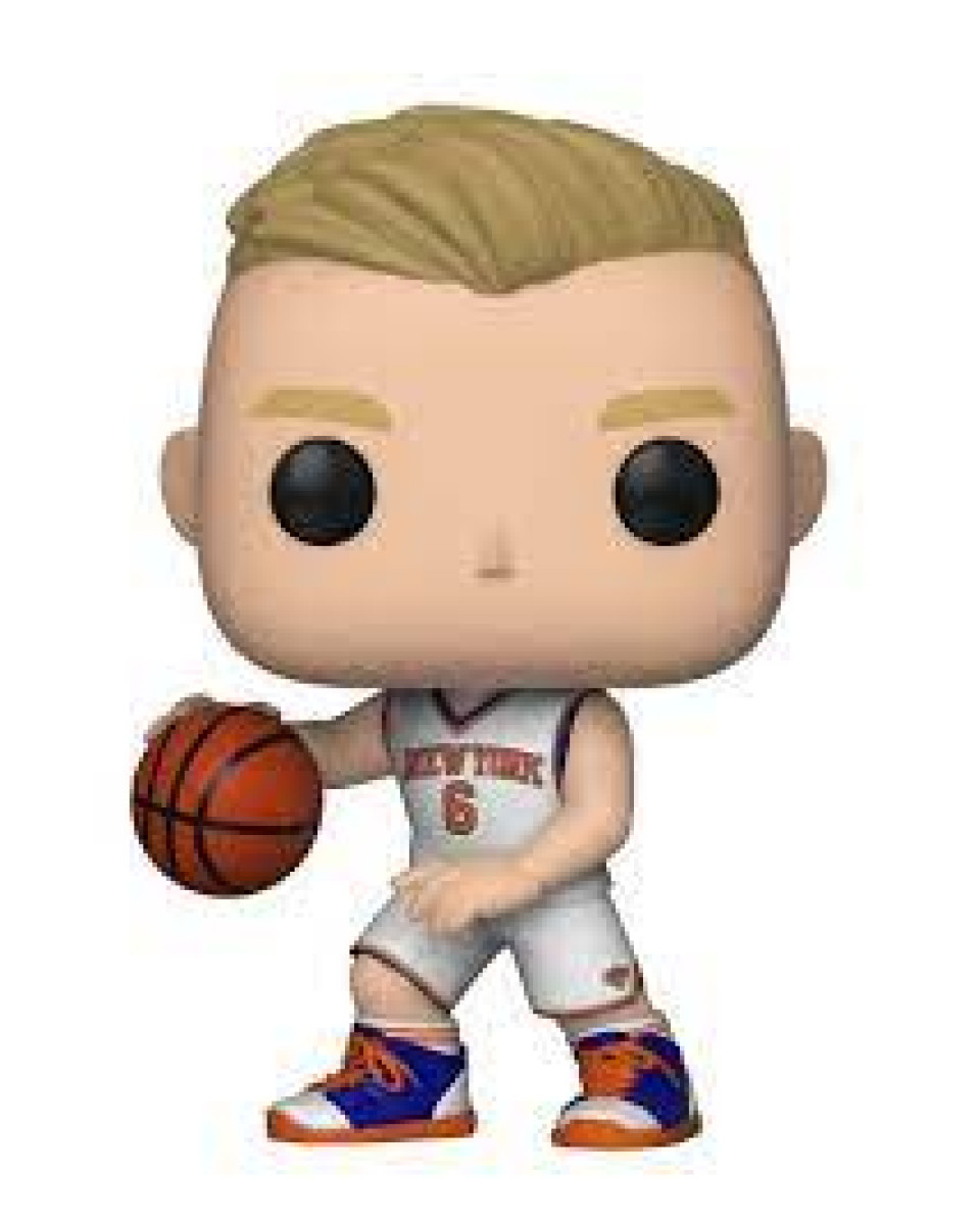 Bobble Figure Nba Pop! - Kristaps Porzingis - White 