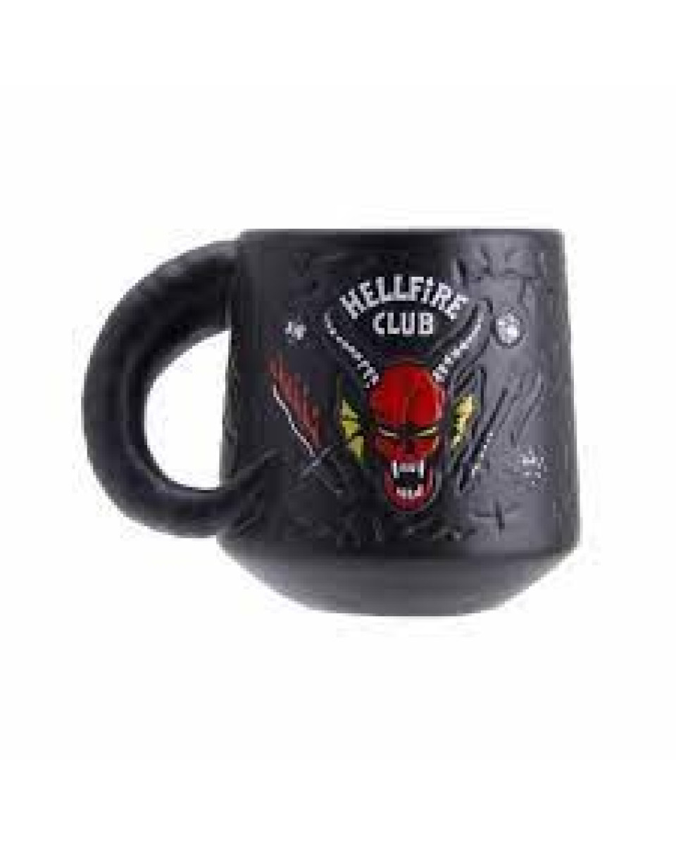 Šolja Paladone Stranger Things - Hellfire Club - Demon Embossed Mug 