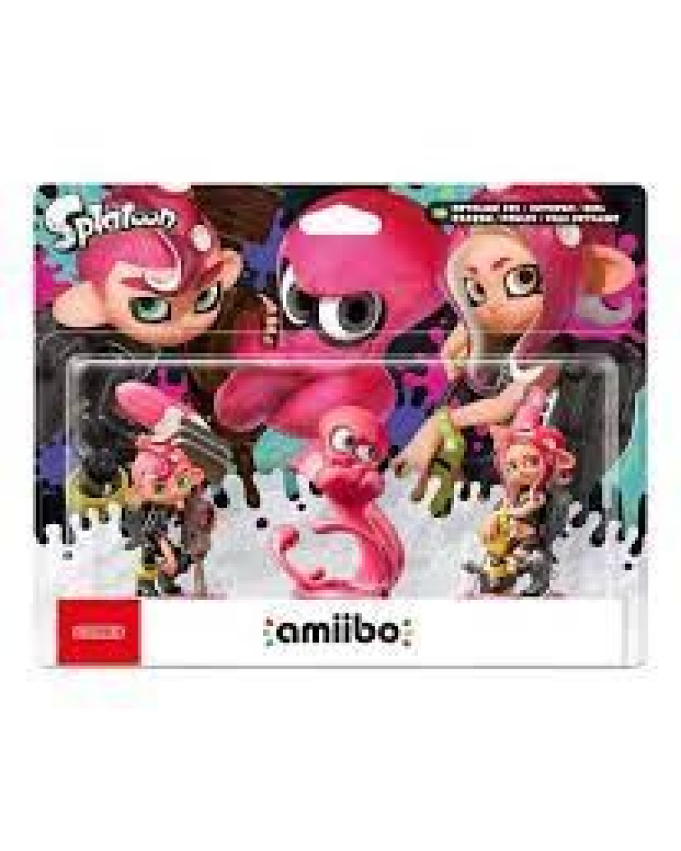 Amiibo Splatoon 3 - 3 In 1 - Octoline Boy / Octopus / Girl 