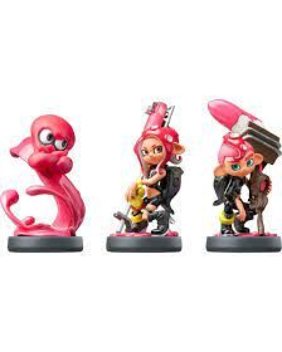 Amiibo Splatoon 3 - 3 In 1 - Octoline Boy / Octopus / Girl 