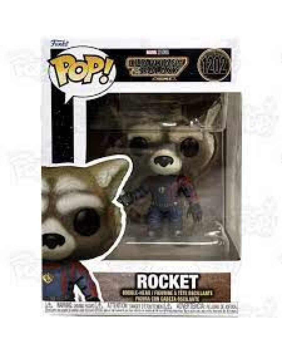 Bobble Figure Marvel - Guardians Of The Galaxy Pop! - Rocket #1202 
