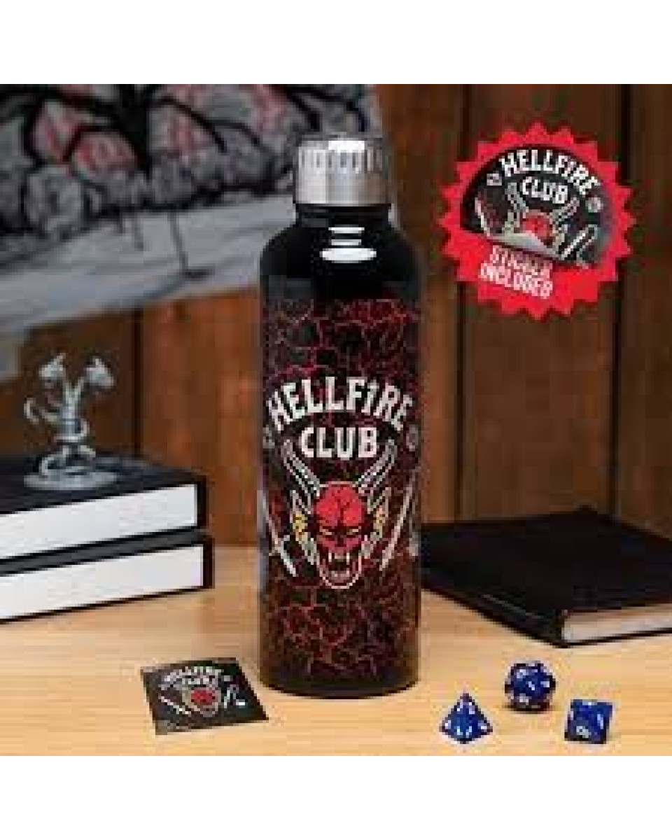 Boca Paladone Stranger Things - Hellfire Club - Metal Water Bottle 