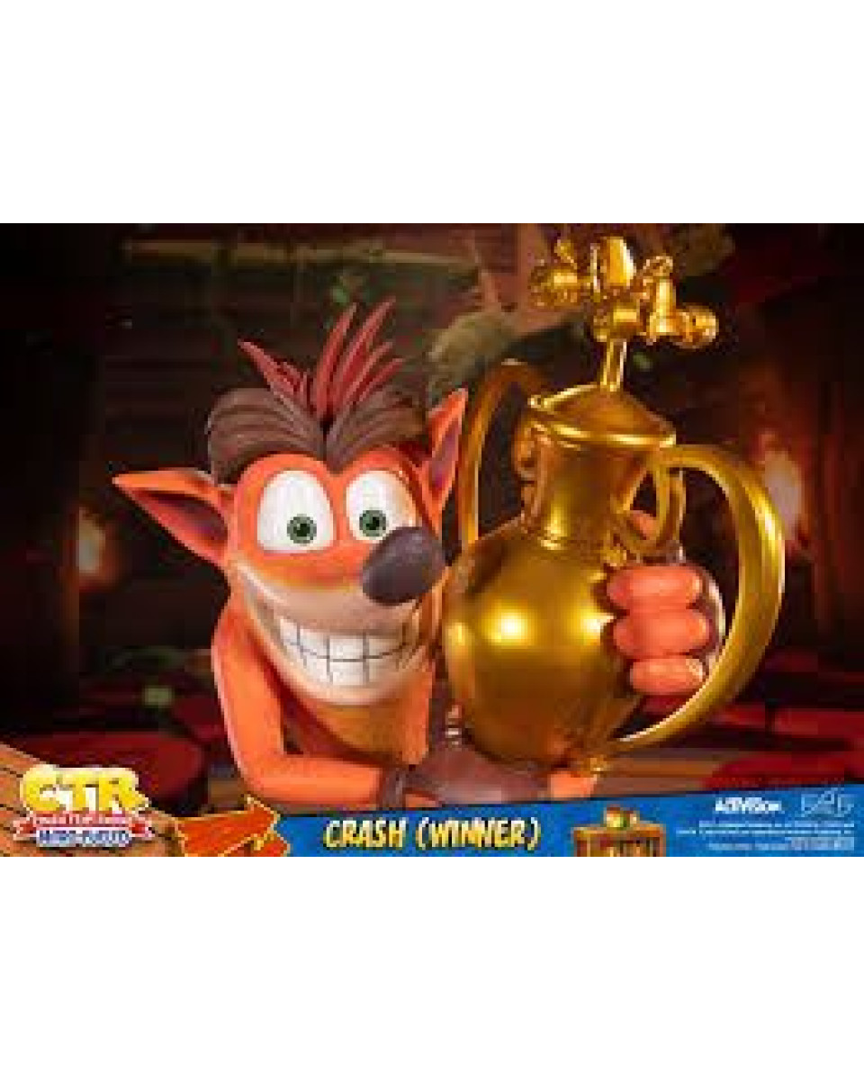 Statue Crash Team Racing Nitro-Fueled - Crash (Winner) 
