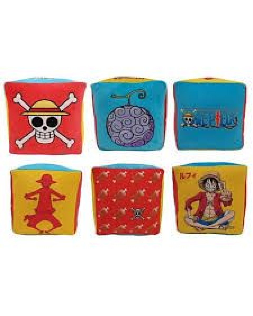 Plush One Piece -  Cubo Monkey D.Luffy 