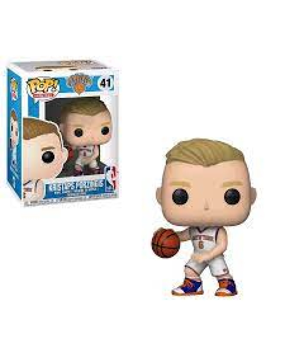 Bobble Figure Nba Pop! - Kristaps Porzingis - White 