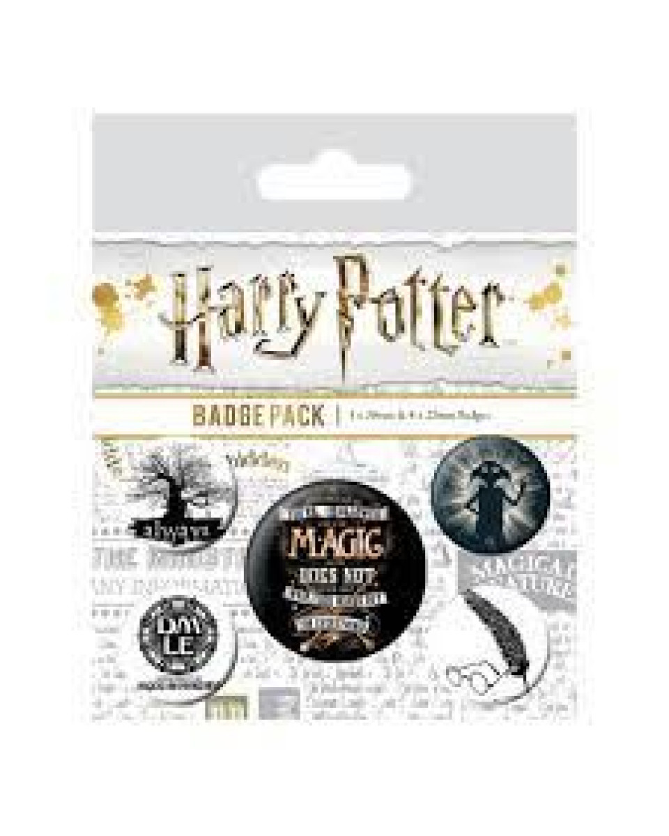 Bedževi Harry Potter - Badge Pack 