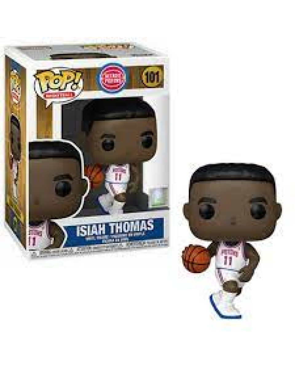 Bobble Figure Detroit Pistons Pop! - Isiah Thomas - Pistons Home 