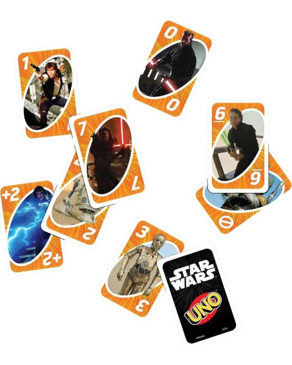 Društvena igra Mattel UNO - Star Wars - Card Game 