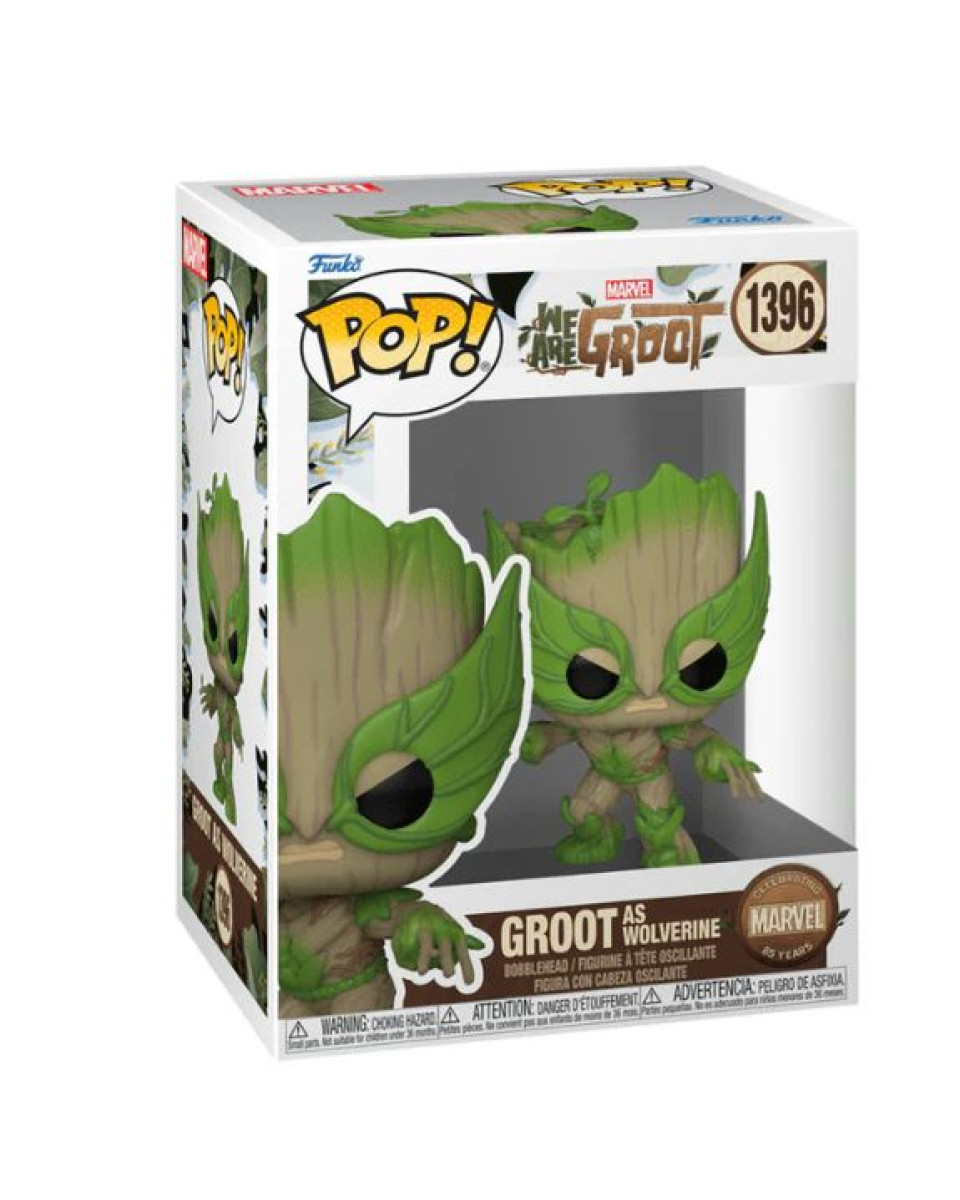 Bobble Figure Marvel - I Am Groot POP! - Groot As Wolverine 