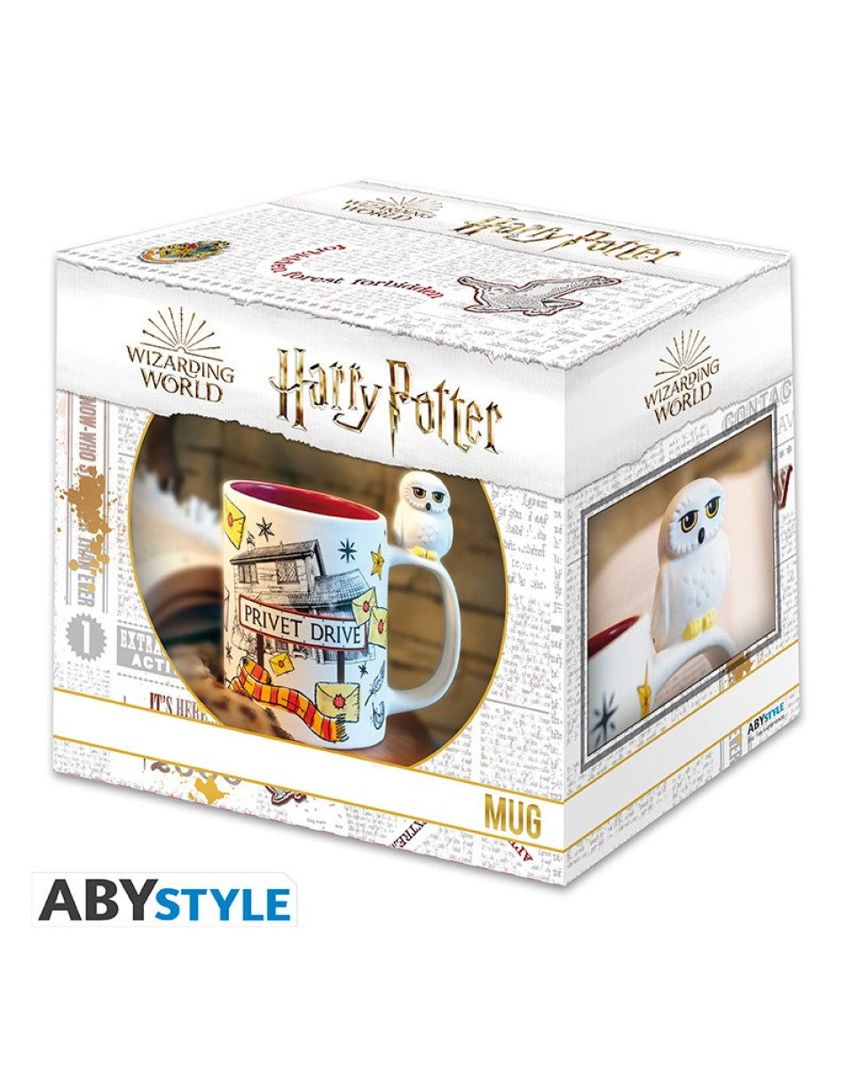 Šolja AbyStyle - Harry Potter - Hedwig & Privet Drive 3D 