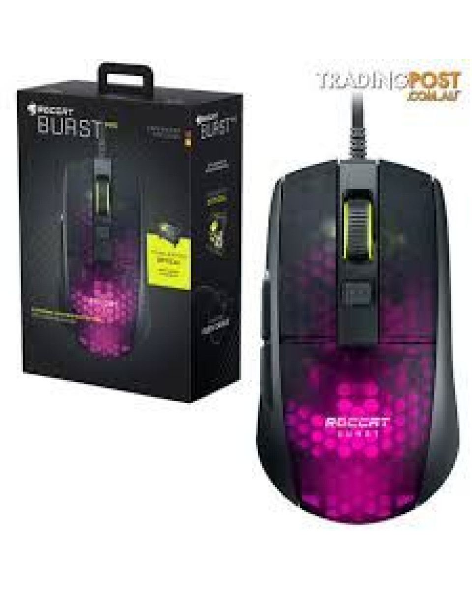 Miš Roccat Burst Pro Optical RGB - Black 
