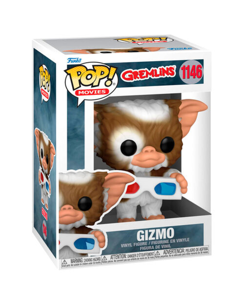 Bobble Figure Gremlins Pop! - Gizmo With 3d Glasses 