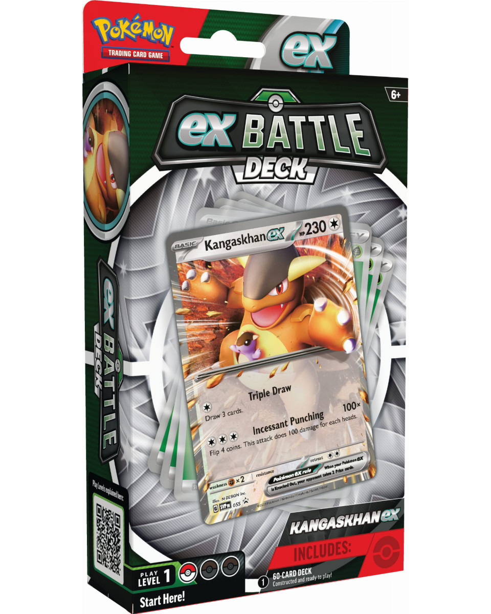 Board Game - Pokemon - Tcg Ex Battle Deck - Kangaskhan & Greninja 