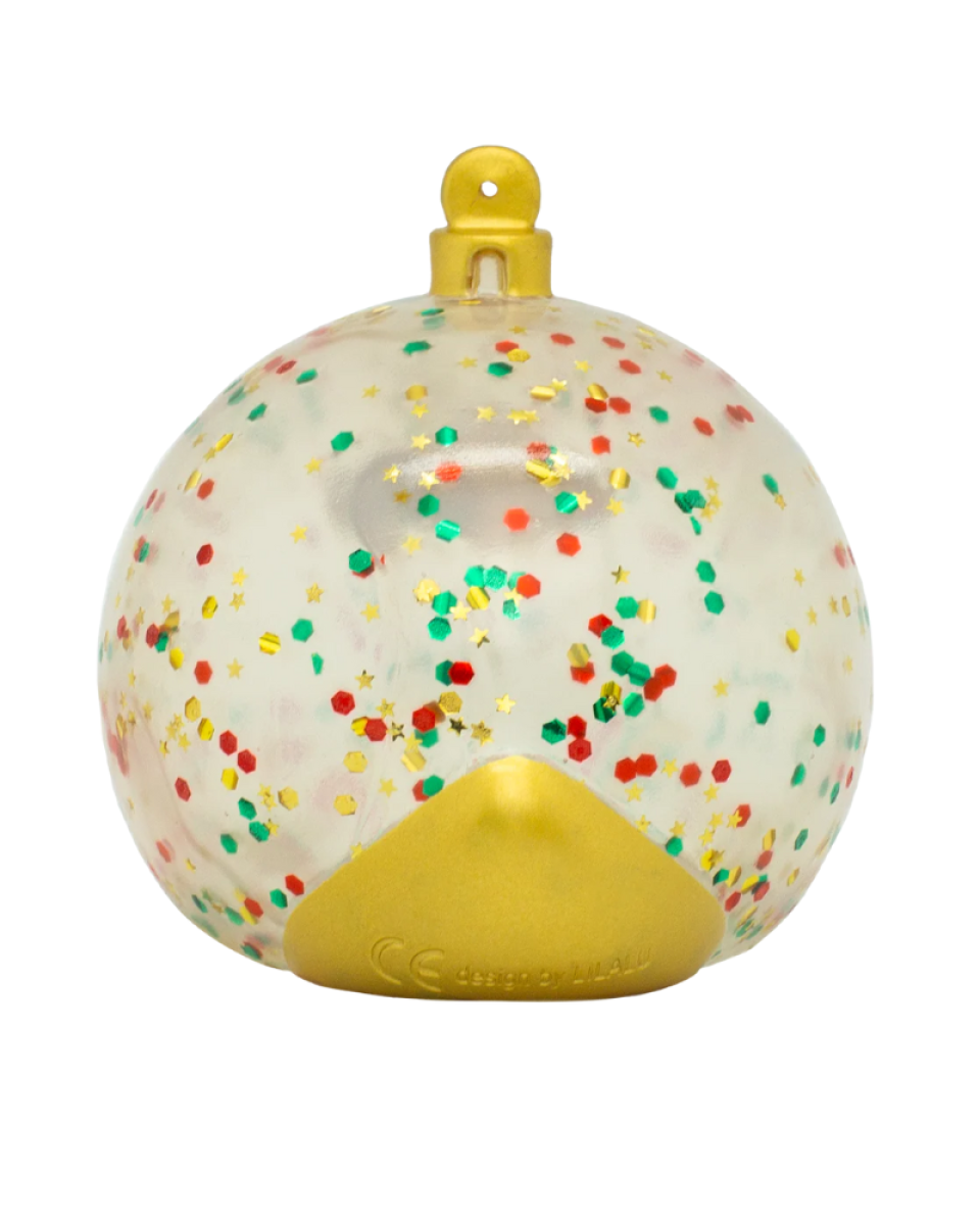 Lilalu Patkica - Glitter Christmas Ball - Rubber Duck 