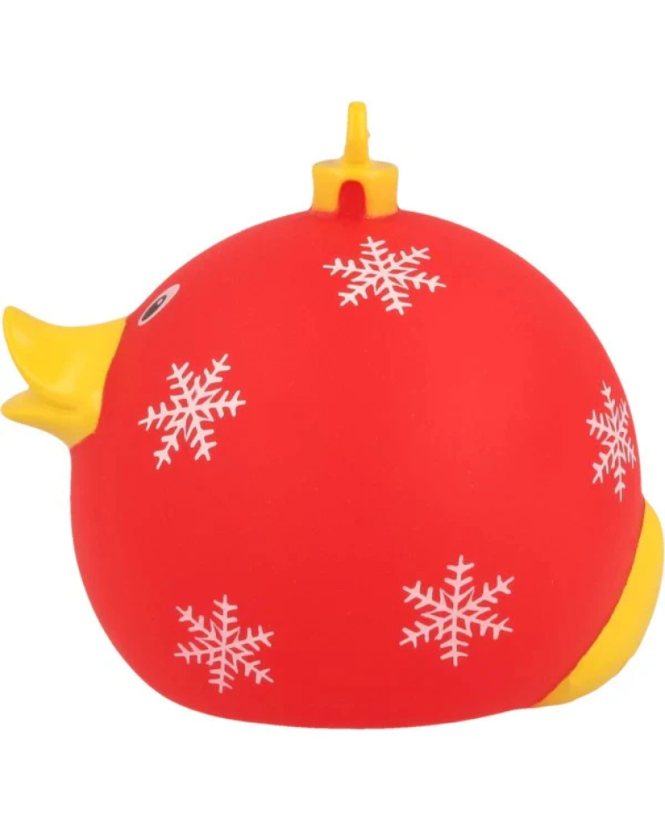 Lilalu Patkica - Red Christmas Ball - Rubber Duck 