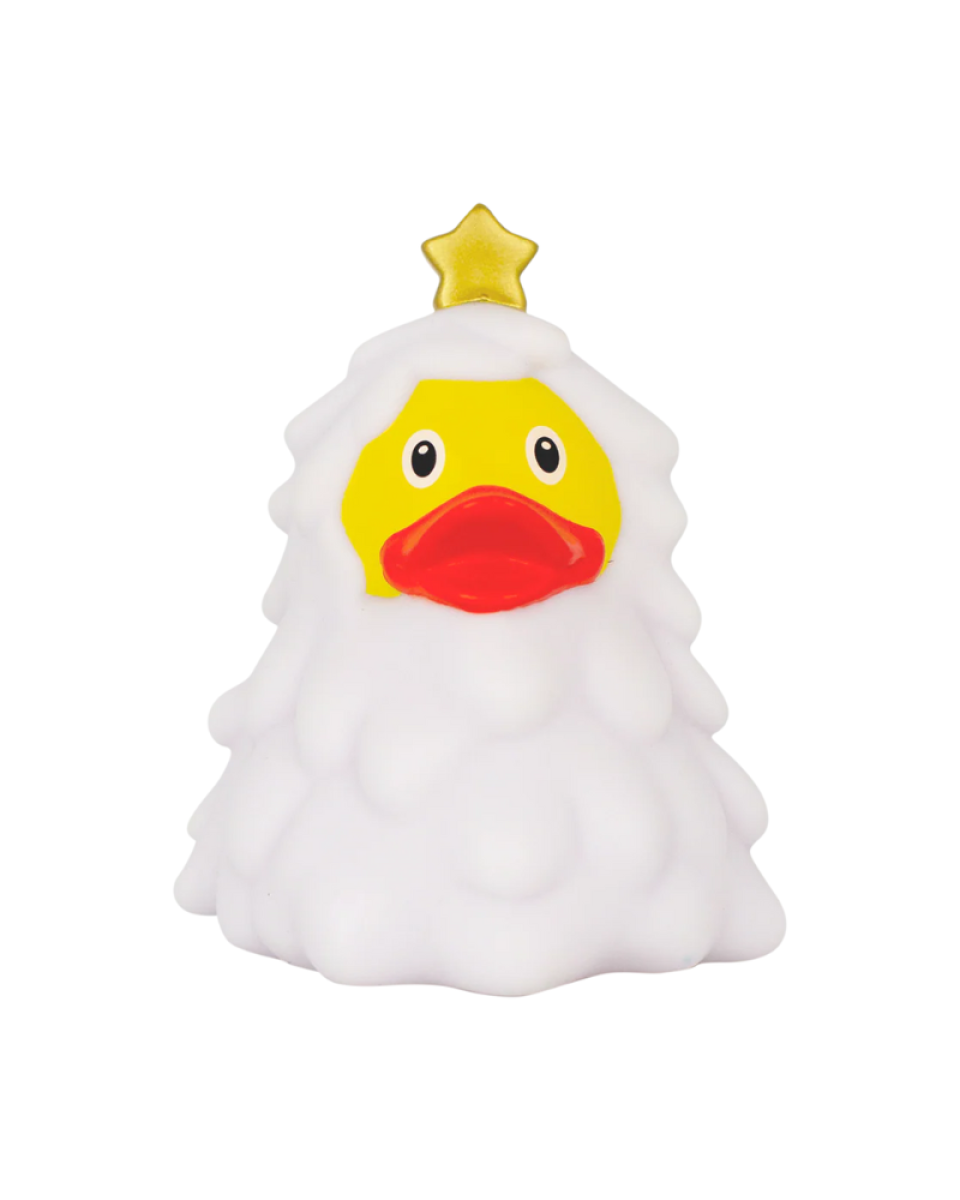 Lilalu Patkica - White Christmas Tree - Rubber Duck 