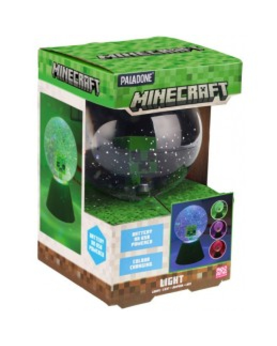 Lampa Snow Globe Paladone - Minecraft LED Glitter Ball 