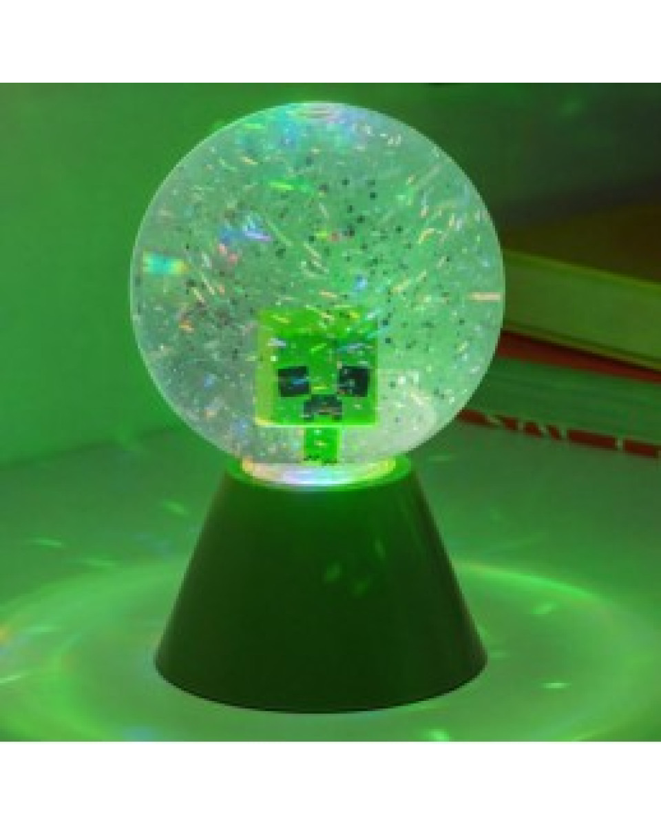 Lampa Snow Globe Paladone - Minecraft LED Glitter Ball 